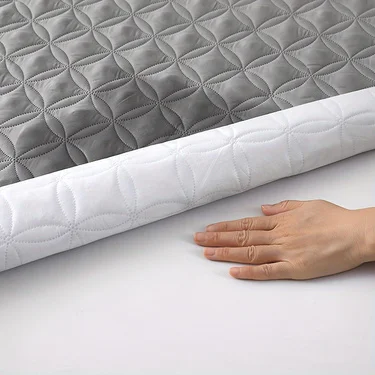 Waterproof Mattress Protector Cover with Elastic Band Soft Breathable Mattress Pad for Bed Grey/White/Green/Blue