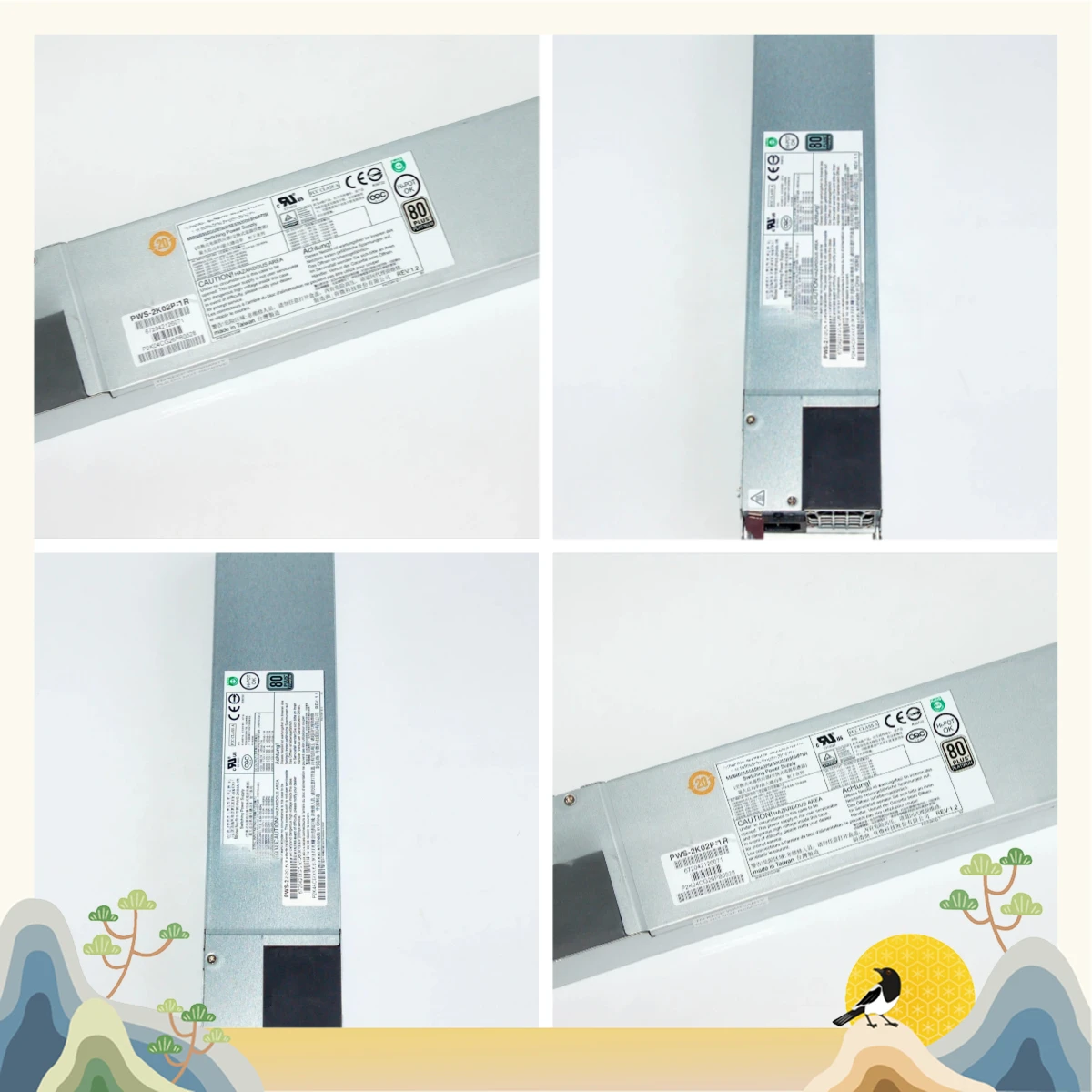New Original Ultra-micro PWS-2K04A-1R Server 2000W Hot-swappable Power Supply PWS-2K02P-1R