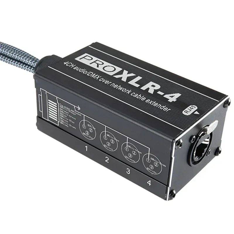 RJ45 To XLR Audio Cable DMX Splitter For Snake Cable Network Extension Of Stage Or Studio Recording