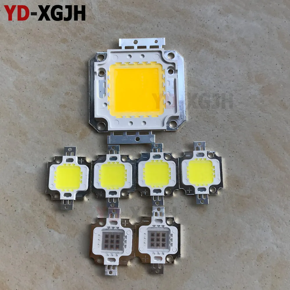 10W LED Grow Light Full Spectrum Matrix Chip SMD COB Bead Warm Cold White Red Green Blue Orange Amber Golden Cyan RGB for Indoor