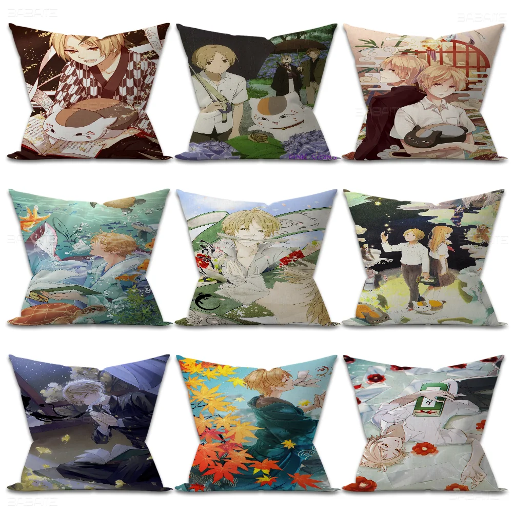 N-Natsume's Book Of Friends Pillow Anime Pillow Sofa Bed Head Pillow Cover Cushion Cover 45x45 Cm Fashion