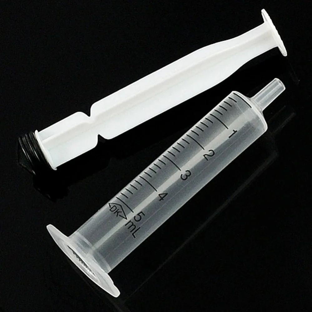 Hand Push Plastic Needle Free Disposable Injection Syringe Individually Packed Tube For Industrial Glue Dot Ink Refill Pet