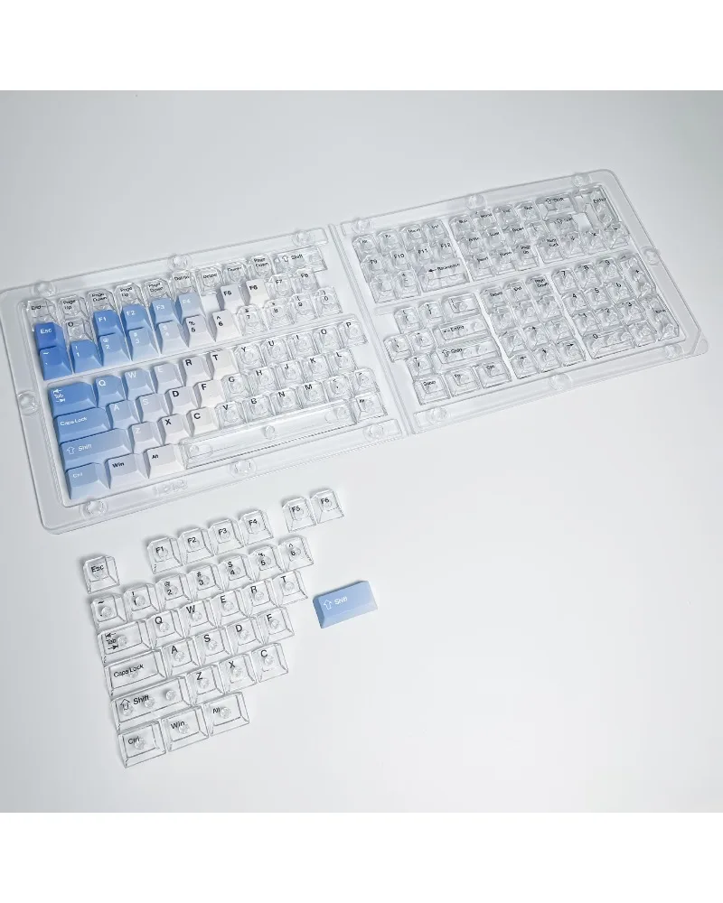 

[PC + thermal sublimation A layout] Add thermal sublimation gradual change plus PC transparent small full set of boxed mechanica