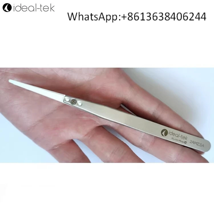 

Microbiological ceramic tweezers round head, original imported 2AMZ.SA