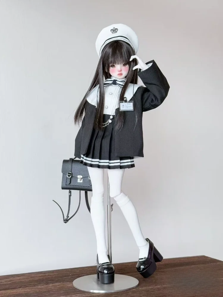 Vestiti per bambole BJD per accessori per bambole 1/4 MSD MDD bambola vestito da marinaio bambola vestire regalo vestiti fai da te (solo vestiti senza bambola senza borsa)