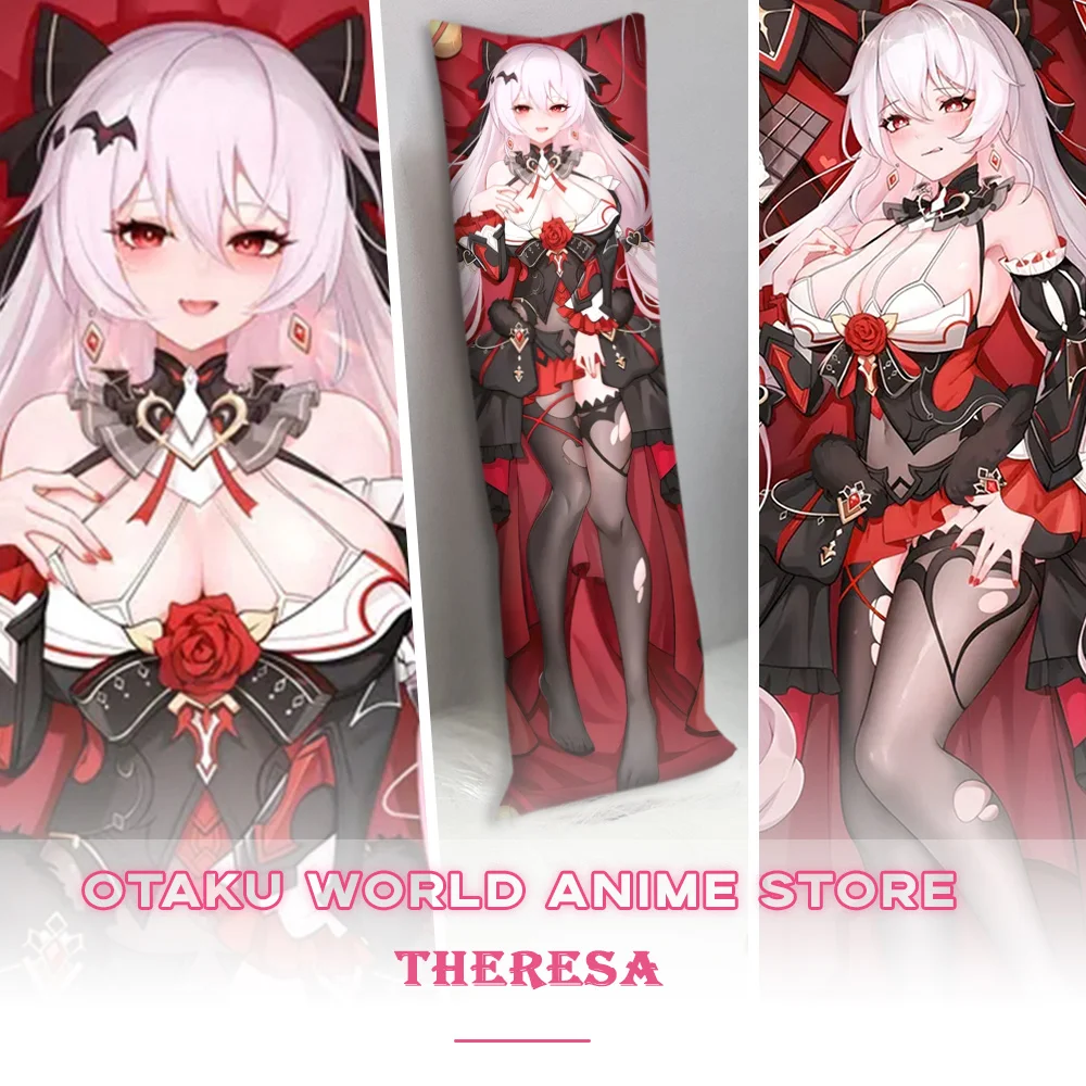

Наволочка Theresa Apocalypse Dakimakura Honkai Impact 3, отаку, реквизит для обнимания тела, аниме, игра, ролевой подарок для взрослых, 3D-принт, декор, реквизит