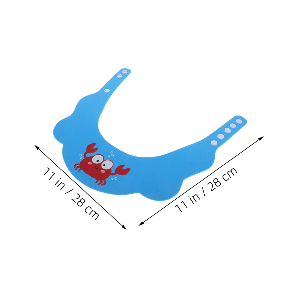 قطعتان من قبعة شامبو الأطفال السميكة للأطفال، درع غسيل قابل للتعديل، قبعة غسيل الشعر، قبعة استحمام للرضع للاستحمام والسباحة #5