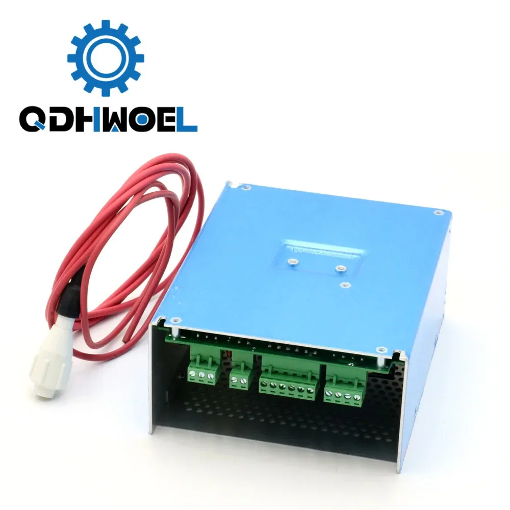 QDHWOEL 30W-40W CO2 Laser Power Supply HY-T35 لآلة قطع النقش بالليزر CO2