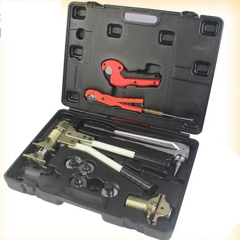 New Hydraulic Sliding Clamp Sliding Tool Aluminum Plastic Pipe Crimping Clamp Crimping Clamp, Ground Heating Pipe Fitting Chain