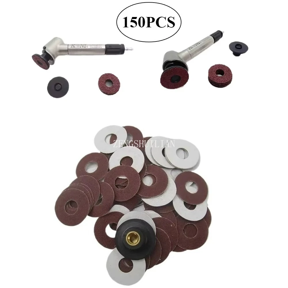 

150pcs:30x10mm pneumatic sanding disc SIAS self-adhesive sanding disc elbow grinding machine sand