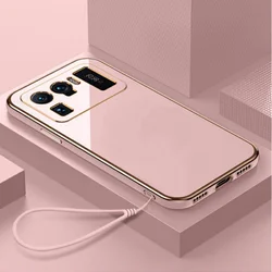Para Xiaomi Mi 11 Ultra funda XiaoMi 11 Ultra funda de teléfono M2102K1G M2102K1C funda de lujo chapada cuadrada cubierta trasera a prueba de golpes