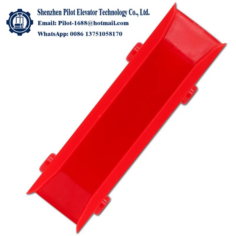 Schindler 엘리베이터 DX3 부팅 라이닝, 가이드 부츠, L10 가이드 슈 부츠 라이너 100*10mm 100*16mm 엘리베이터 예비 부품에 적합