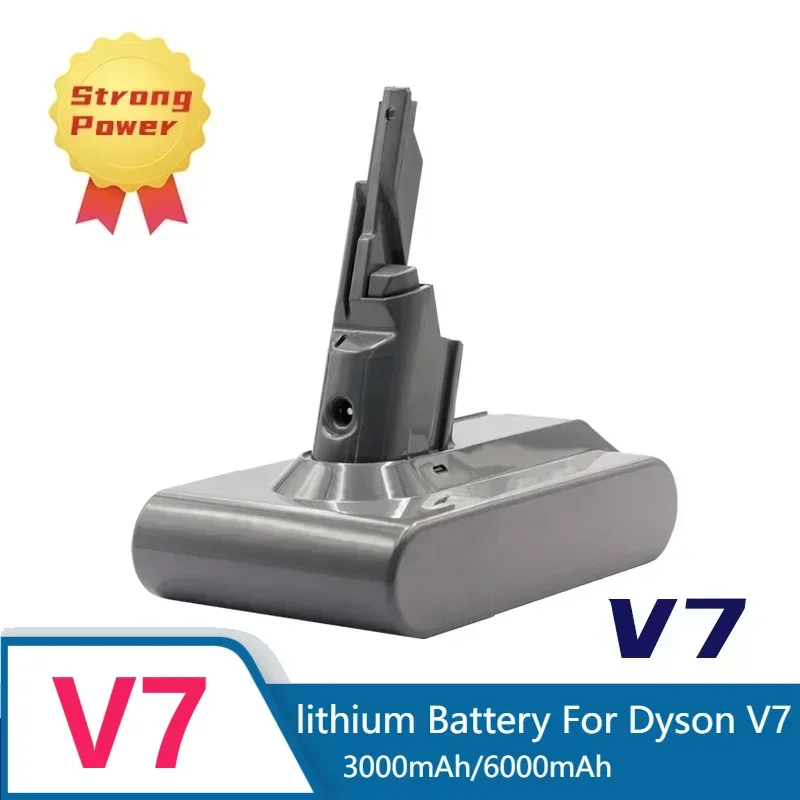 

For Dyson V7 FLUFFY Animal Car+Boat Extra Mattress Animal Handheld Vacuum Cleaner Battery 21.6V 3.0Ah Li ion Battery