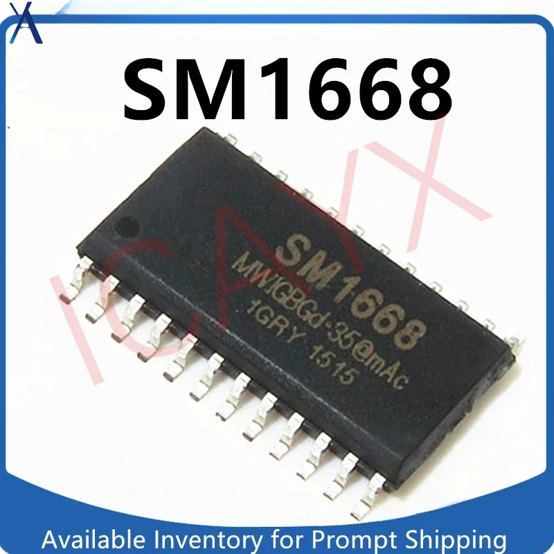 1 Buah SM1668 TM1668 SOP-24 IC Driver LED Baru Asli