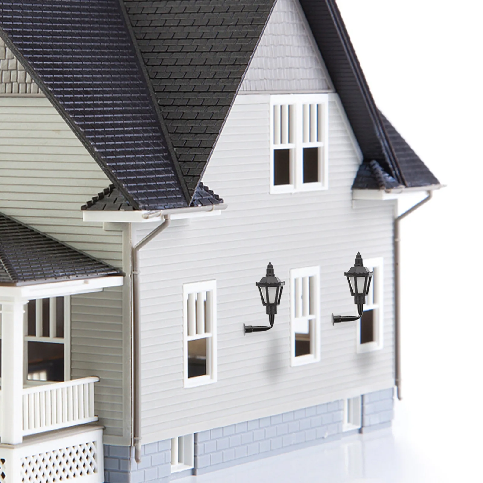 

Набор из 5 миниатюрных настенных светильников в европейском стиле для декоративного оформления песочницы, художественные миниатюрные светильники для сцен, украшения для песочницы