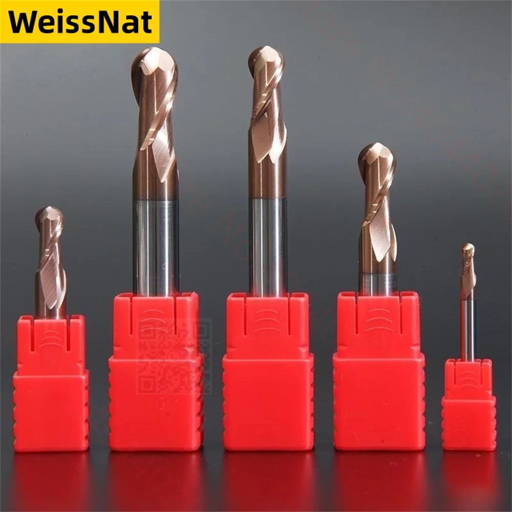 

4F standard steel flat blade 55 degrees WeissNat Milling Cutter Alloy Coating Tungsten Steel