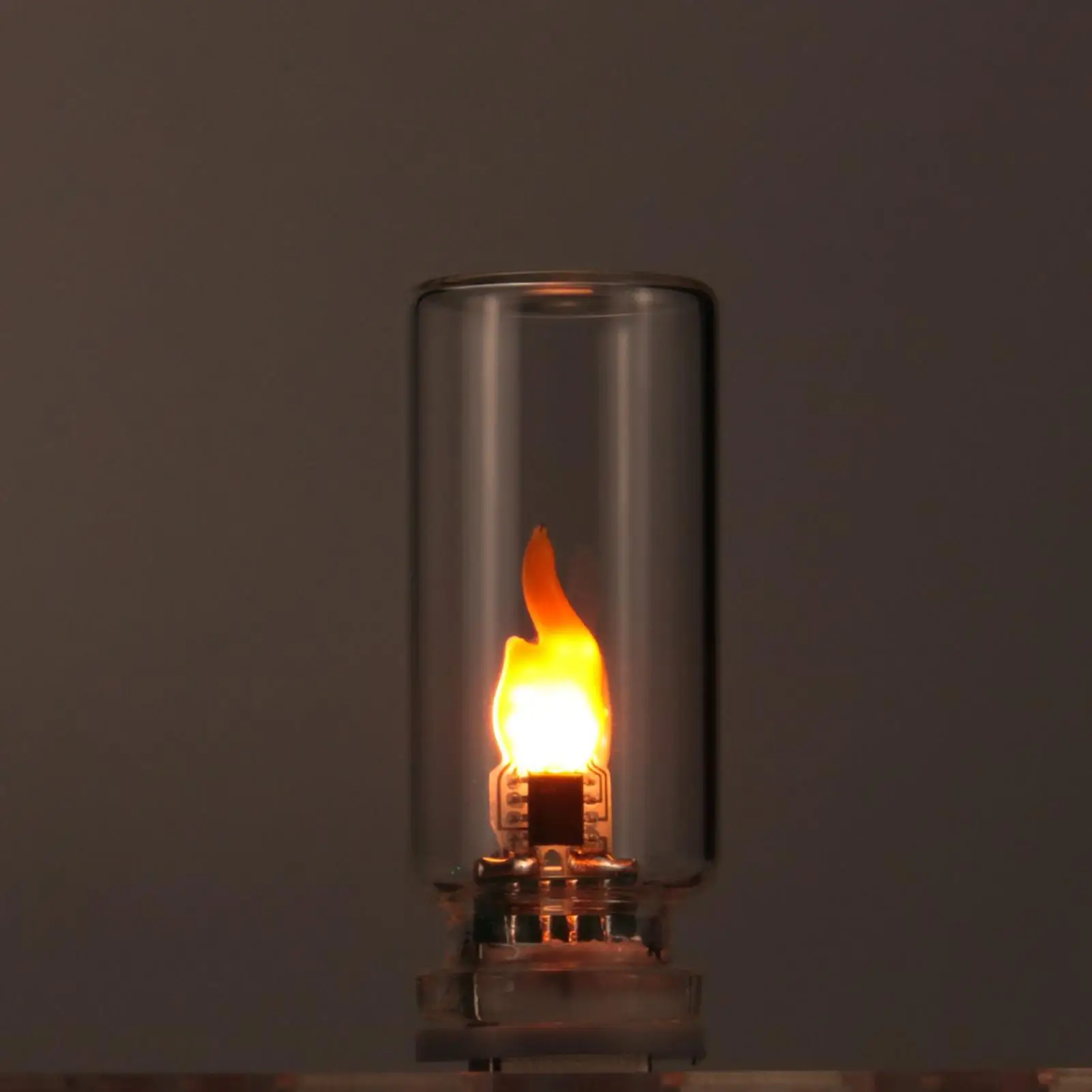 

USB LED Flame Light Flameless Vintage Glass Lighting Car Mini LED Retro Light For Party Bedroom Camping Vehicle Automotive
