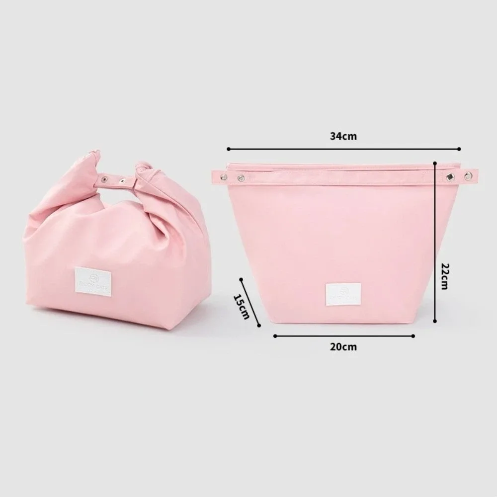 Portable Lunch Box Bag Foldable Large Capacity Lunch Pack Waterproof Thickened Food Thermal Handbag Outdoor