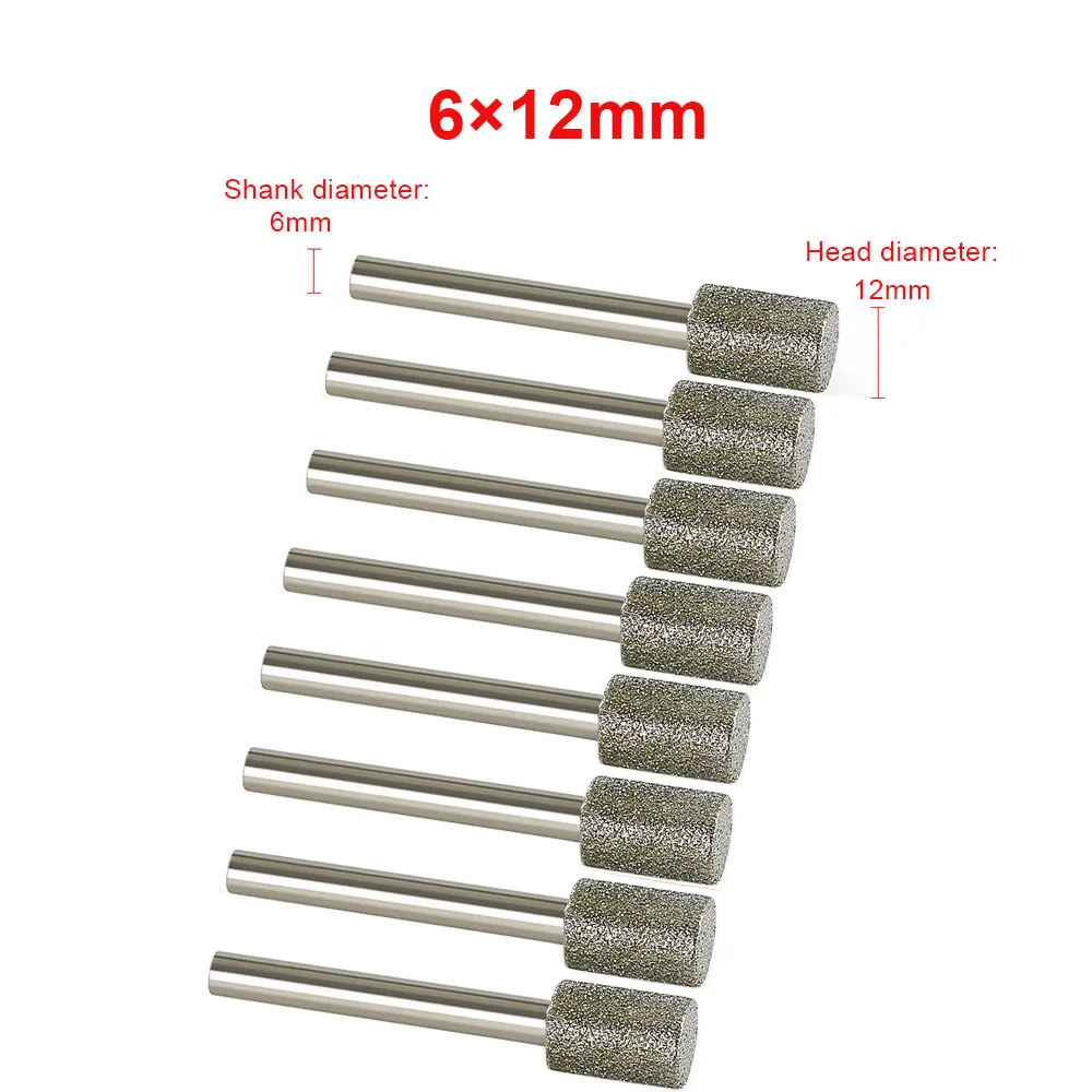 3mm-20mm Steinschleifkopf mit 3/6mm Schaft für Dremel Rotationswerkzeug zum Schleifen und Schnitzen von Steinen und Edelsteinen – Detail 18
