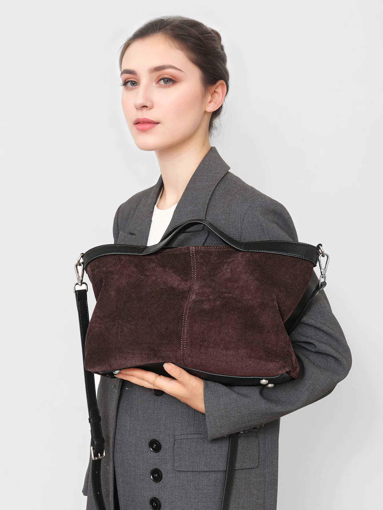 Top-selling Women Bag Senior Sense Large-capacity Genuine Leather Handbag Simple Versatile Fashion Commuter Women Crossbody Bag