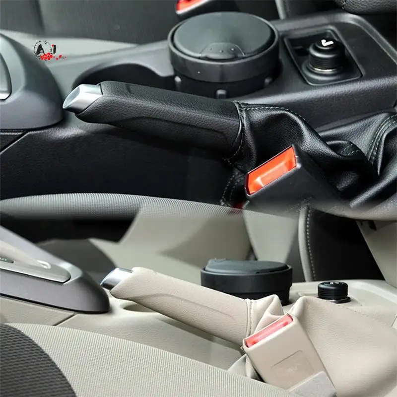 

A10E-Car Handbrake Lever Cover Hand Brake Rubber Sleeve For Ford Focus 1.6L 2012-2014 Handbrake Pull Handle Grips Cover