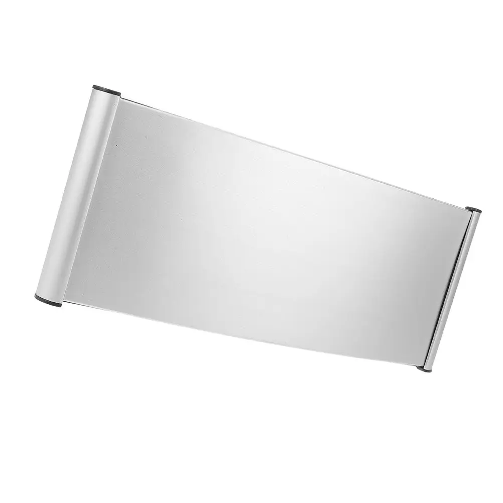

Professional Blank Aluminum Alloy Name Plate Holder for Office Door Wall Sign Curved Insert Replacement Nameplates