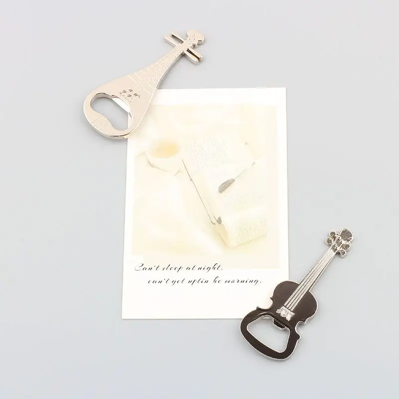 Hadiah Kreatif Pembuka Botol Perekat Kulkas Magnetik Pipa Gitar Logam