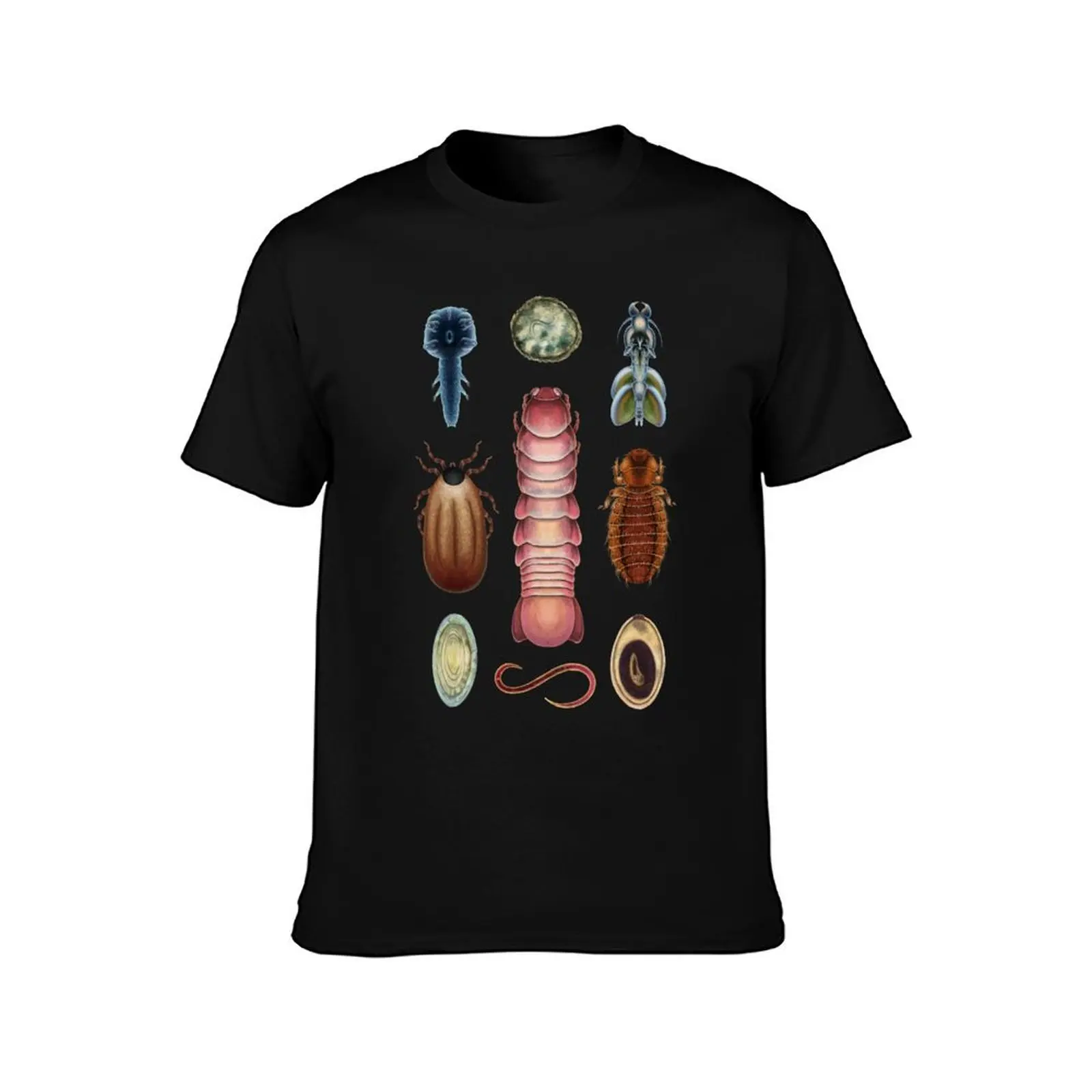 Parasites Plate T-Shirt Halloween Casual T-Shirt