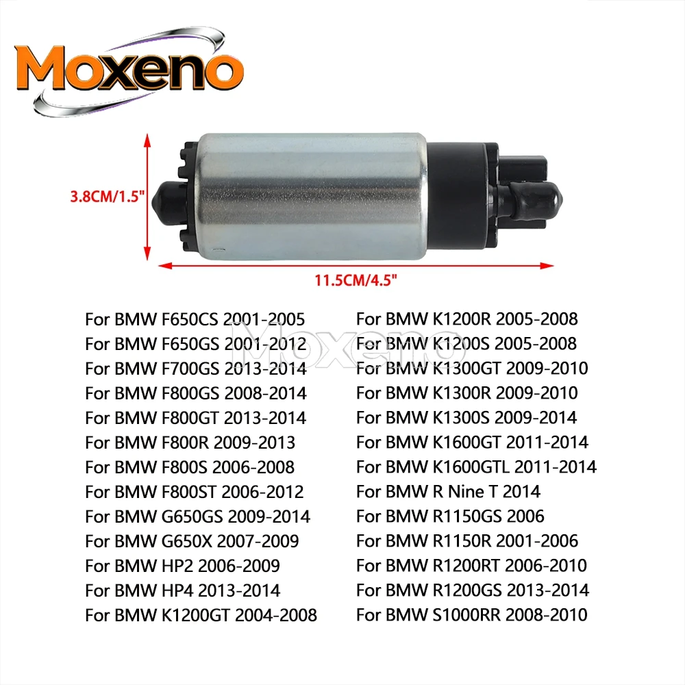 Motorcycle Parts Fuel Pump For BMW F650 F700 F800 S R CS GS GT HP2 HP4 K1200 K1300 K1600 GT R S GTL GT R Nine T R1150GS R 01-14