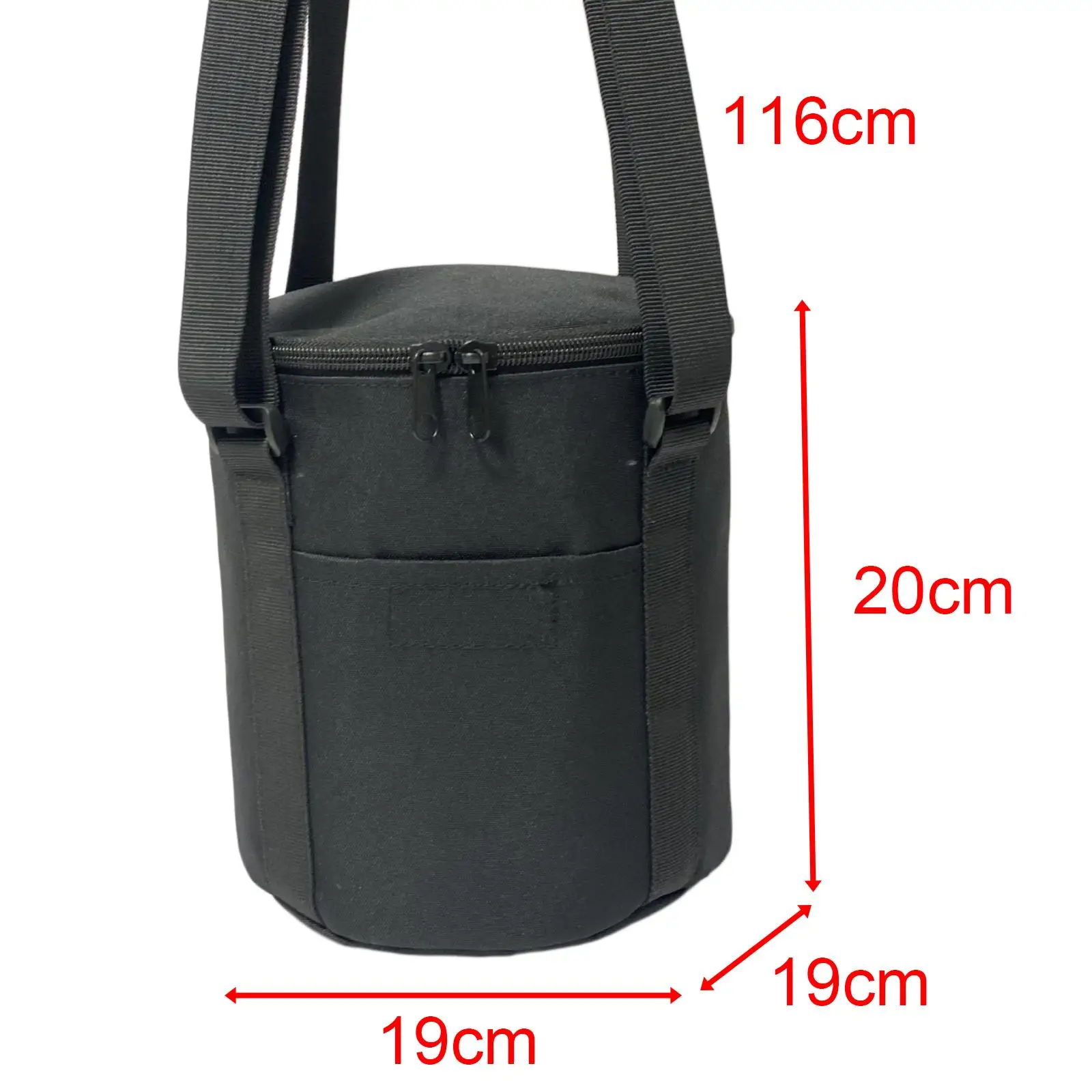 Tabletop Fire Pit Bag Adjustable Shoulder Straps 19x19x20cm Fire Pit Storage Bag