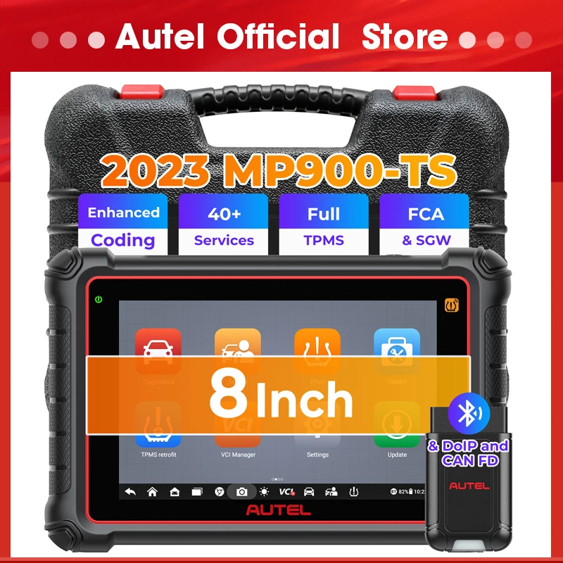 2024 Autel MaxiPRO MP900TS MP900 TS OBD2 Diagnostic Scanner TPMS Programming Coding Tools 8 inch 40 Service