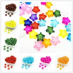 30pcs 7x12mm Star Beads Acrylic  for Jewelry Making Necklaces Earrings Bracelets Handmade Diy