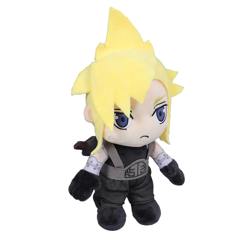 Cloud Strife Cosplay Fantasia Anime disfraz de mascota muñeca Final Fantasy VII Cosplay FF7 muñeca de peluche suave regalo de cumpleaños y Navidad