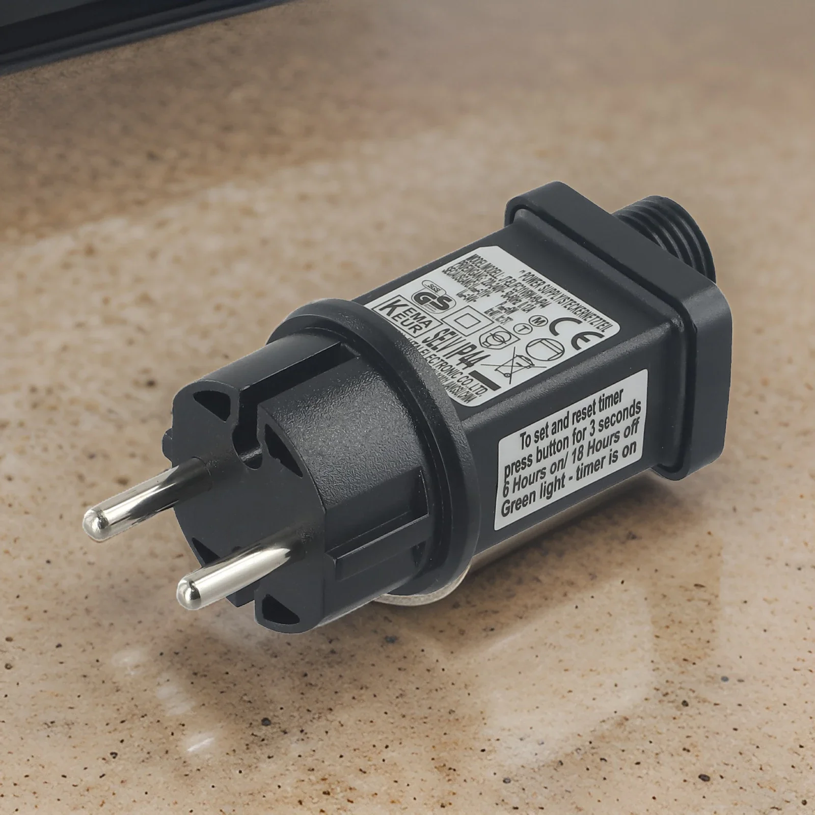 Trasformatore 31V 6W Adattatore di alimentazione IP44 Luci a stringa LED Adattatore di alimentazione per albero di Natale Lampade domestiche Spina UE/USA/Regno Unito/AU