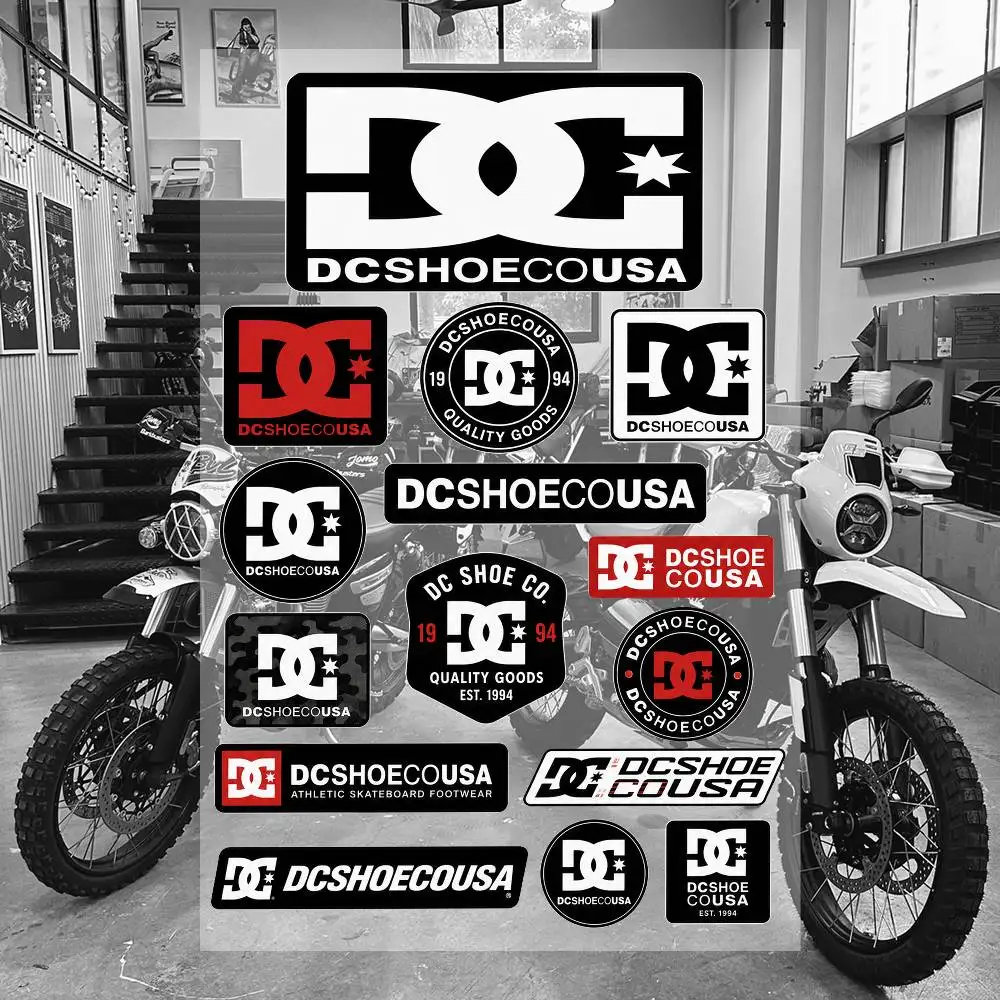 D-C-SHOE-C-Ou-SA Ästhetische Graffiti Wasserfeste PVC-Aufkleber für Auto Motorrad Skateboard Helm Notizbuch