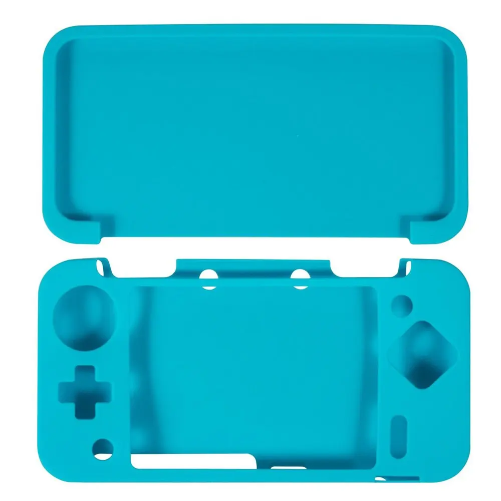 UEHSDAY-funda de silicona para Nintendo 2DS XL, carcasa protectora para Nintendo 2DS, ll-blue