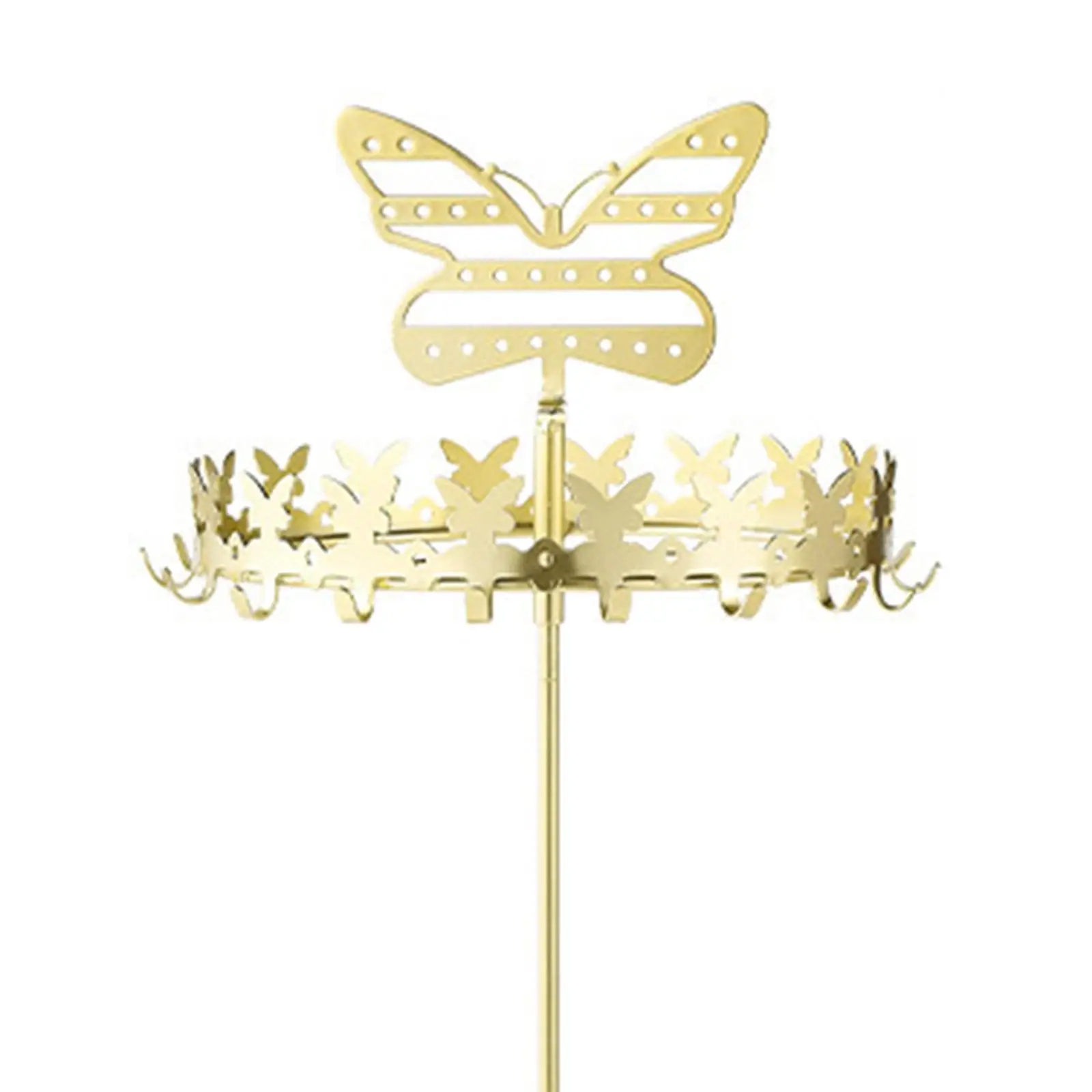 Rotating Jewelry Holder, Jewelry Display Rack, Necklace, Earring Storage Shelf,