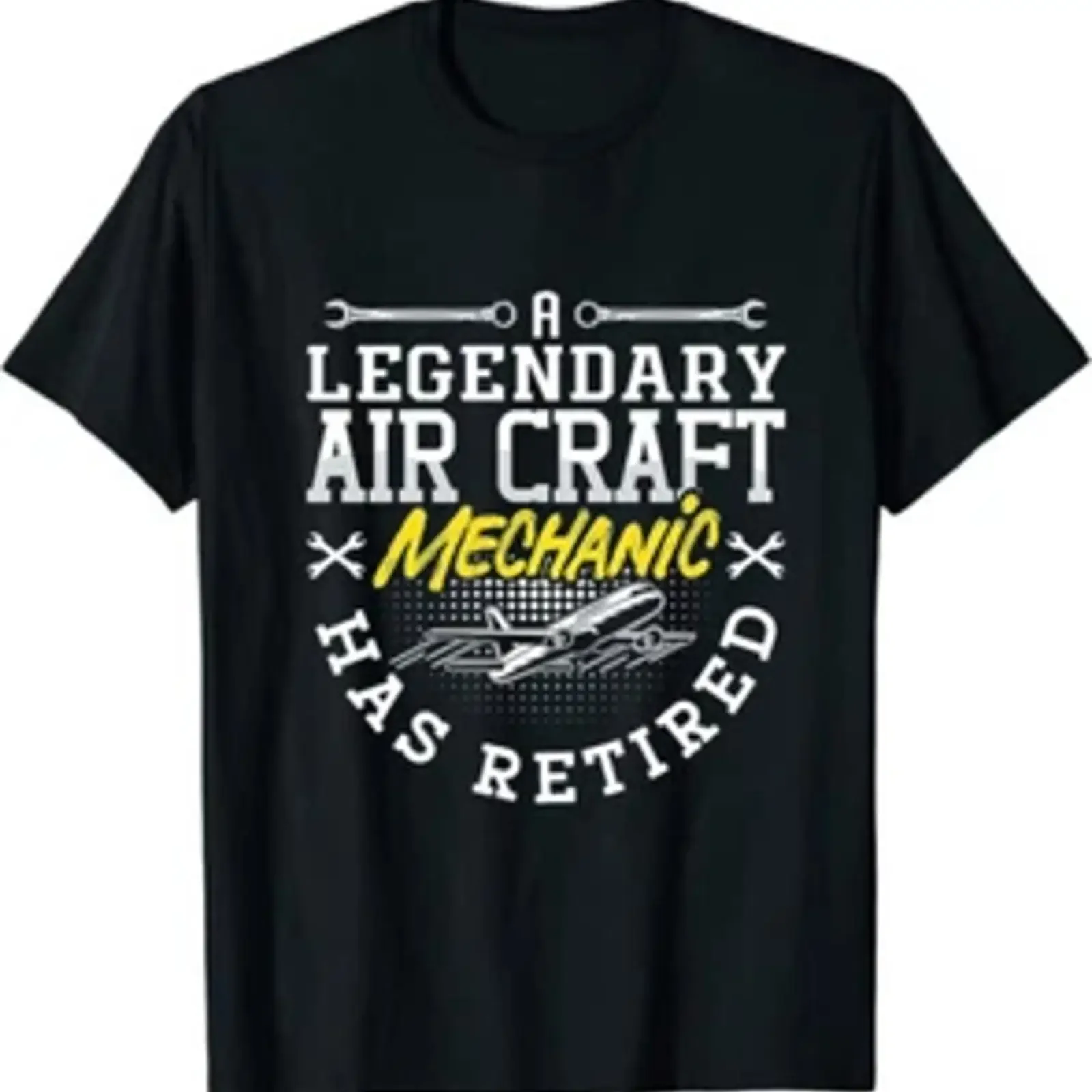 A Legendary Aircraft Mechanic Retired Fix Aviation Classic T Shirt Size M 3XL vintage Washed Versatile Comfortable graphic