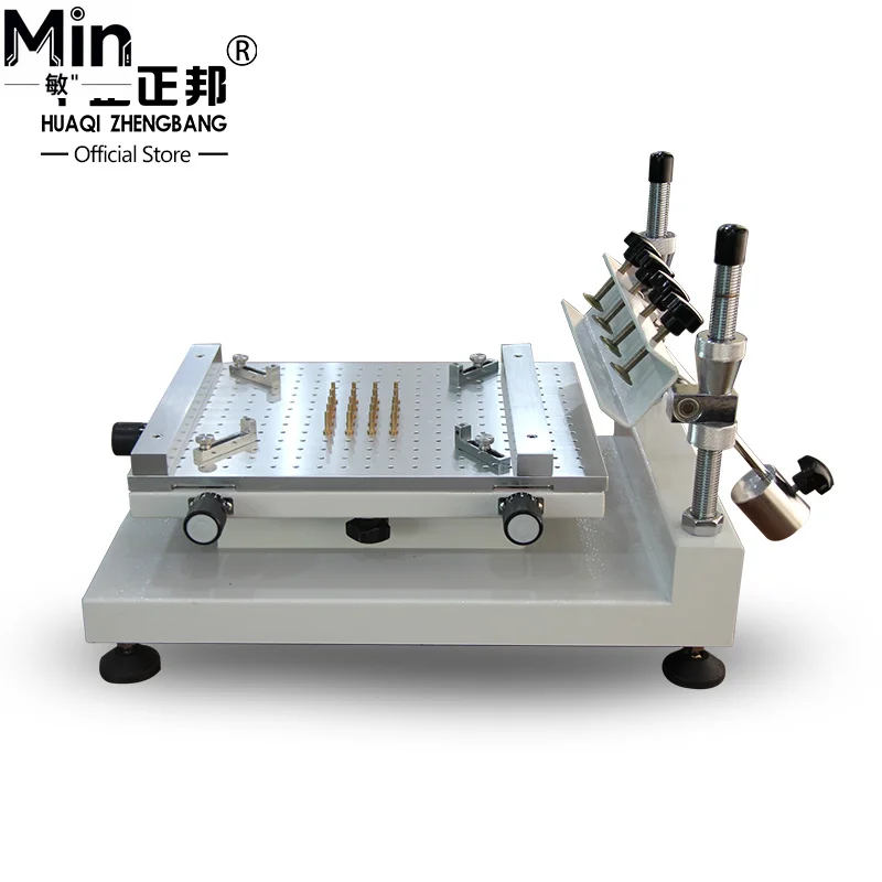 250x400mm Manual High Precision ZB3040H Solder Paste Stencil Printer SMT Production Line Pcb Printing Equipment