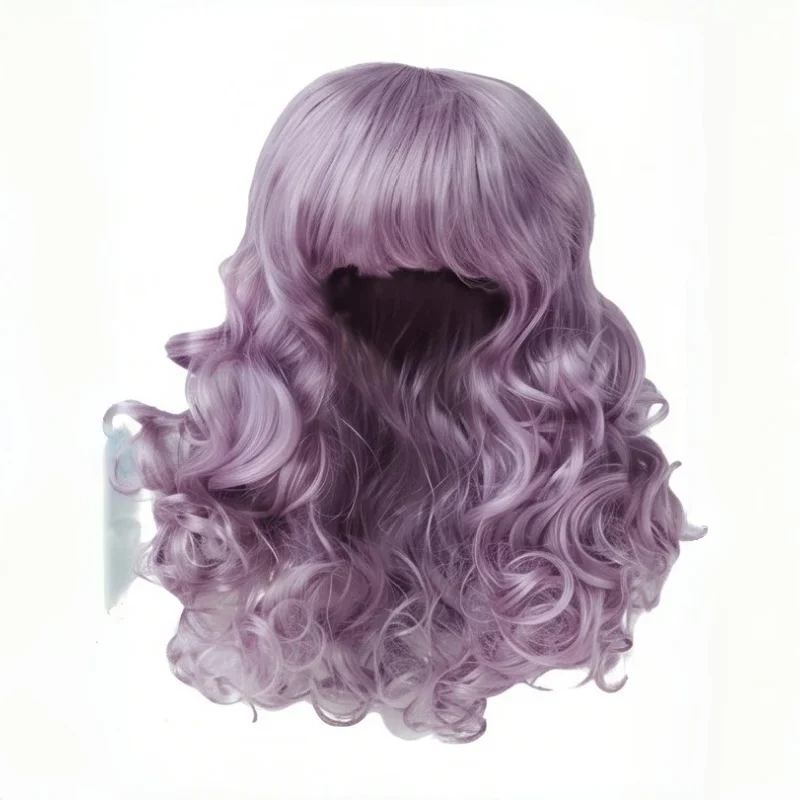 

Doll Hair Only JD815 1/6 1/4 1/3 SD DOD QBaby Blythes Long Messy Wave with Back Half Tied Princess Synthetic Mohair BJD Wigs