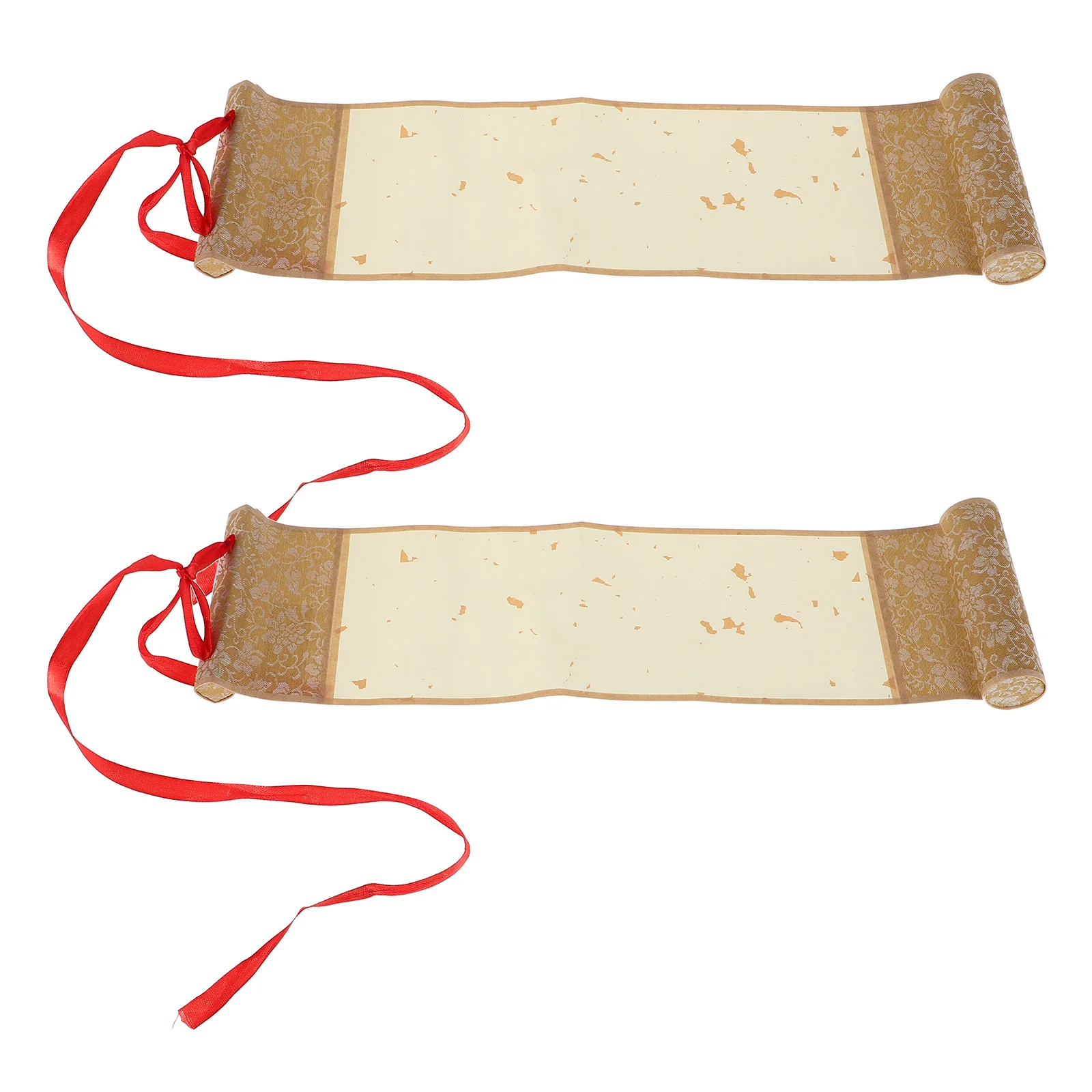 

2Pcs Calligraphy and Painting Scroll Paper - Smooth Writing Surface for Precise Brushwork - Versatile Blank Canvas for Chinese