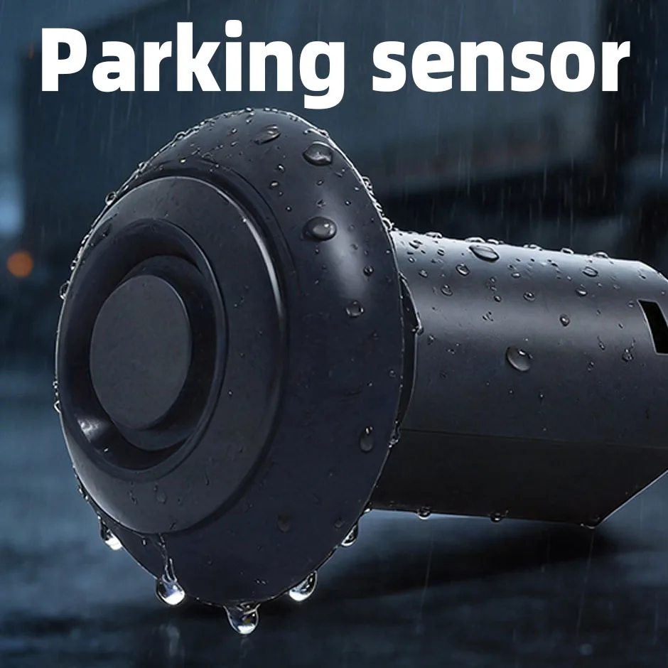 QXNY Parksensor zur Resonanzvermeidung, externe Installation, Ultraschall-Rückfahrerkennung für LKW- und Transporter-Rückfahrradare