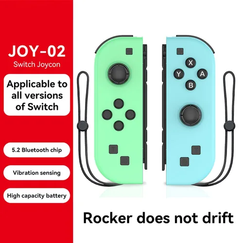 Para Joy Pad Joycons para Nintendo Switch Joystick Mini controlador de mando consola de juegos inalámbrica Joypad Turbo función de despertador