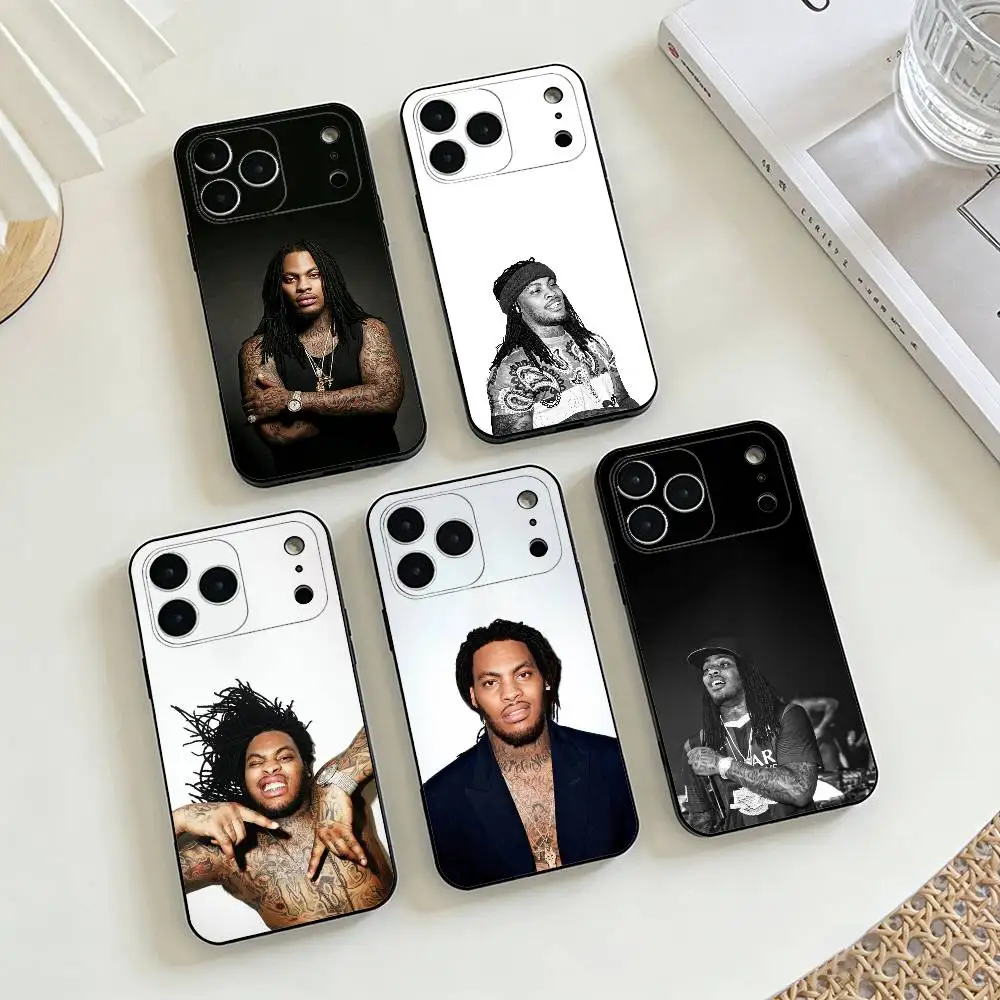 

Waka Flocka Flame Phone Case For iPhone 17,16,15,14,13,12,11 X XR Plus,Soft Silicone Black Cover