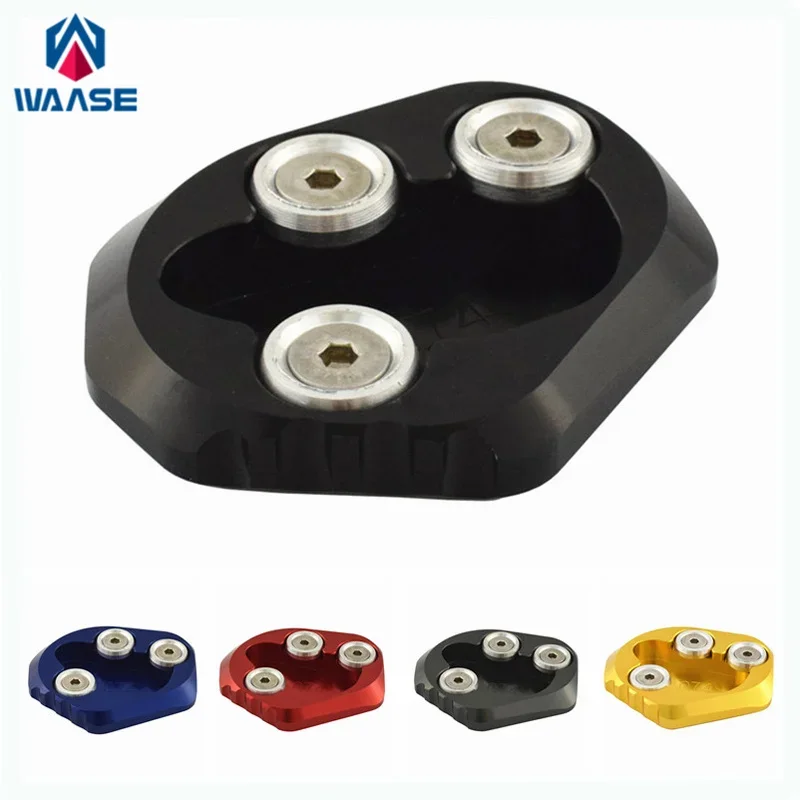 

waase For Yamaha YZF R6 2017 2018 2019 2020 2021 2022 2023 Kickstand Foot Side Stand Extension Pad Support Plate