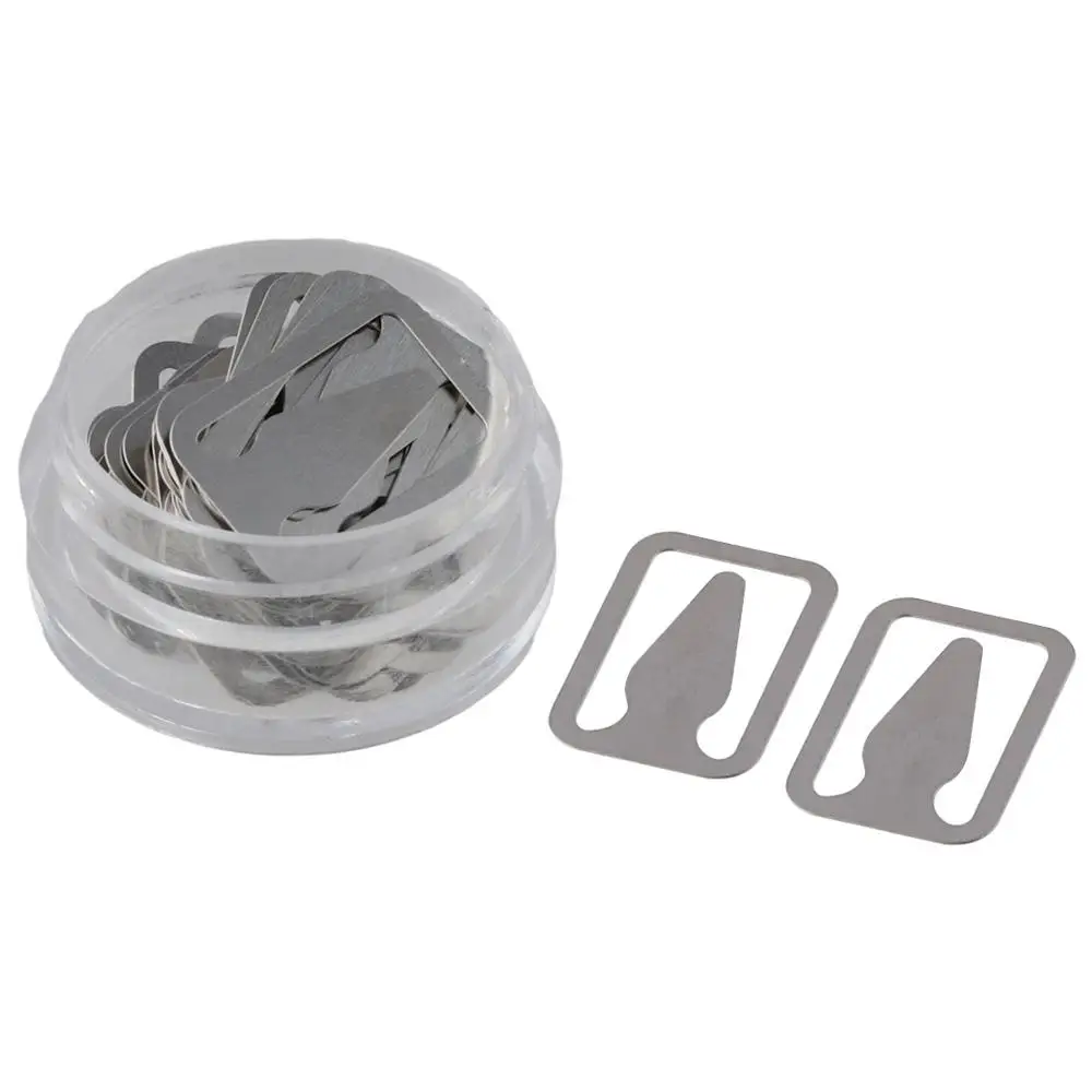 50 Metal Book Line Markers Silver Hollow Out Book Page Markers Portable Multifunctional Book Marker Clip Reading