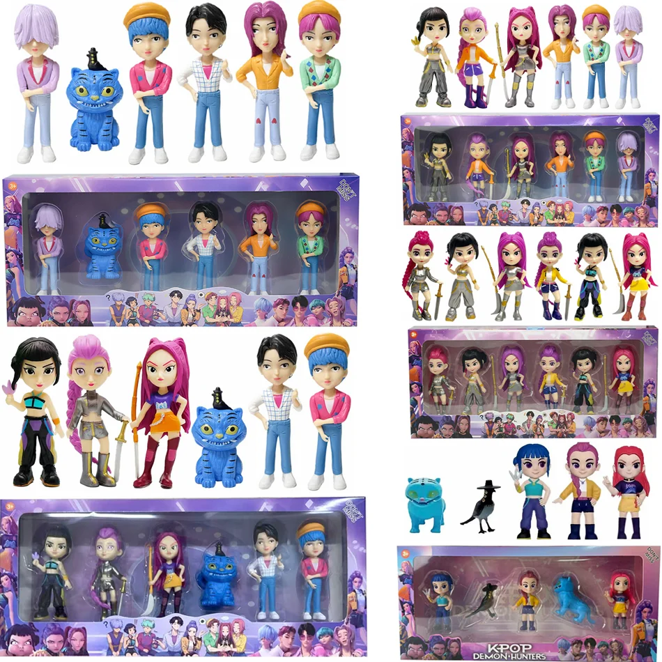 2026 НОВЫЙ Kpop Devil Hunter Rumi Zoe Mira аниме поливинилхлорид коллекция персонажей настольные безделушки детский новогодний подарок