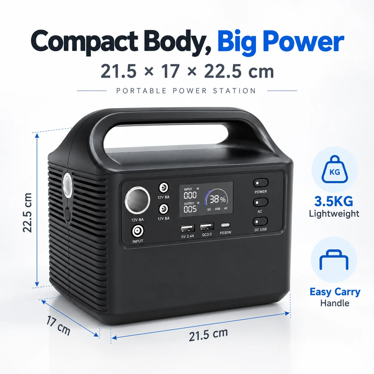 Generatore solare portatile da - Portable Power Station 300W Camping recensione e prezzo