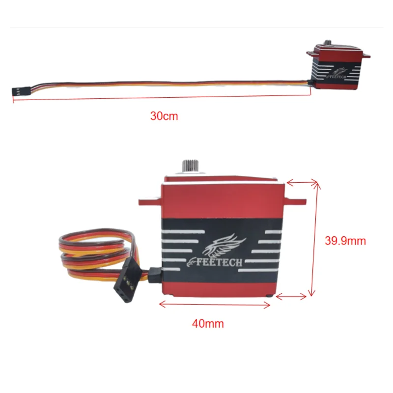 35KG High Torque RC Digital Servo Full Metal Case Steel Gear Servo Arduinox Servo for Robotic DIY 1/10 Scale RC Crawler RC Model