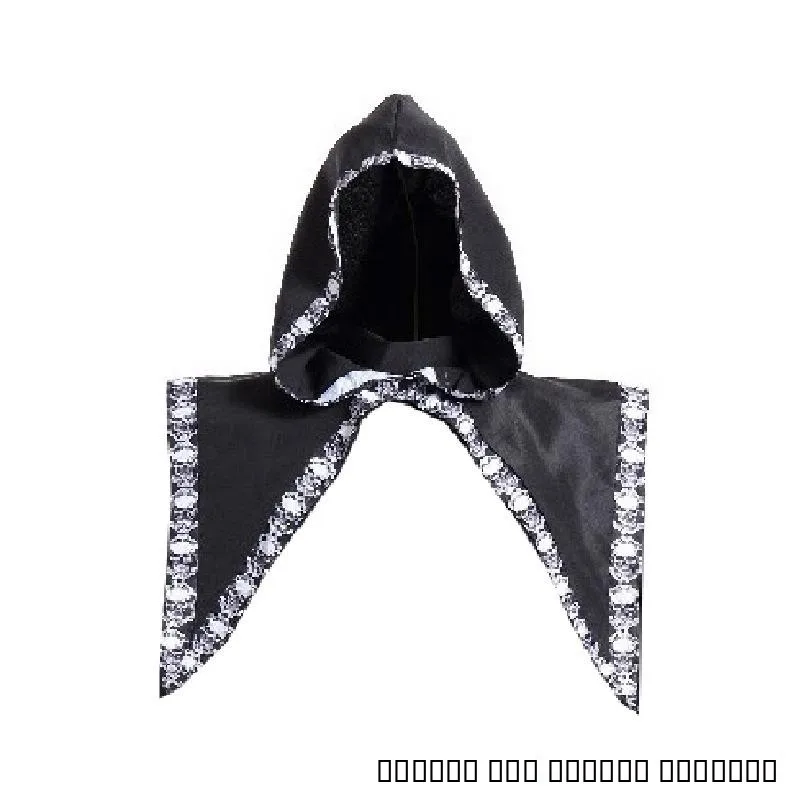 

Женский костюм на Хэллоуин: плащ с принтом скелета, капюшоном и ушками, в стиле средневекового панка, для ведьмы, модная сценическая одежда